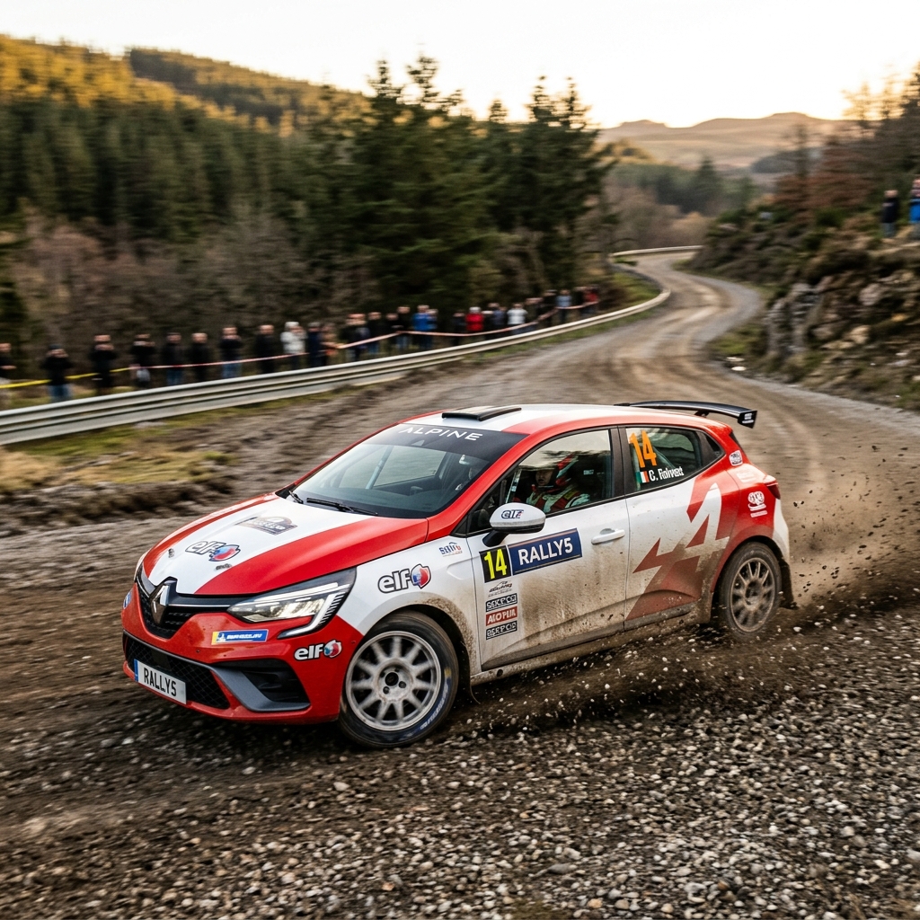 Clio 5 RC5 en compétition rallye